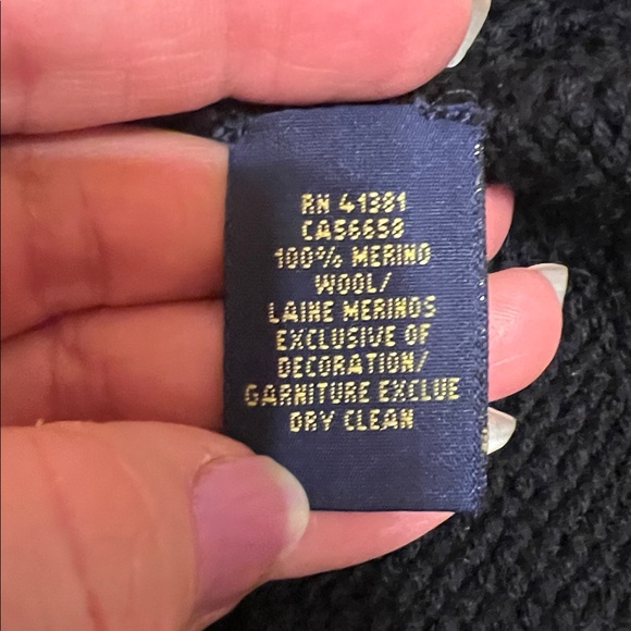 Polo merino wool crest sweater - Picture 9 of 10